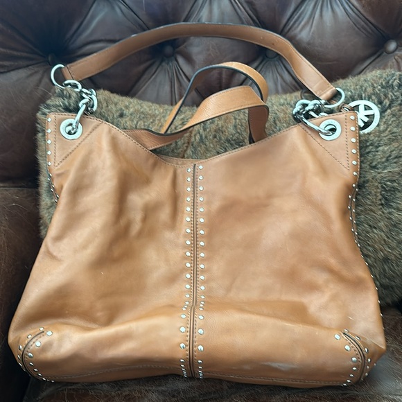 Michael Kors studded leather bag - Picture 2 of 8